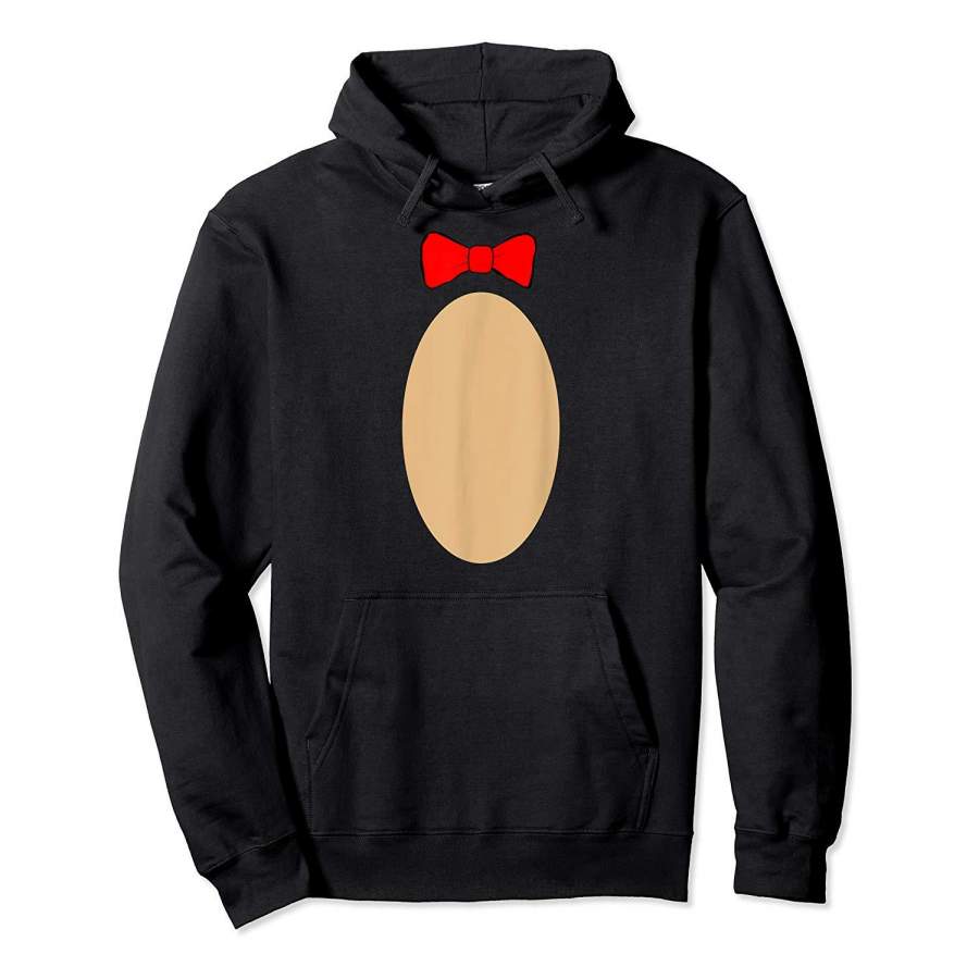 Teddy Bear Halloween Costume Cute Animal Bow Tie Graphic Hoodie Premium Tee