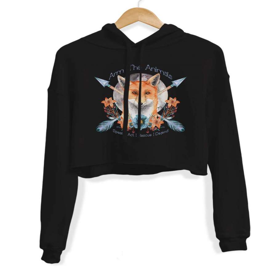 Women’s | Fox Confessor | Crop Hoodie