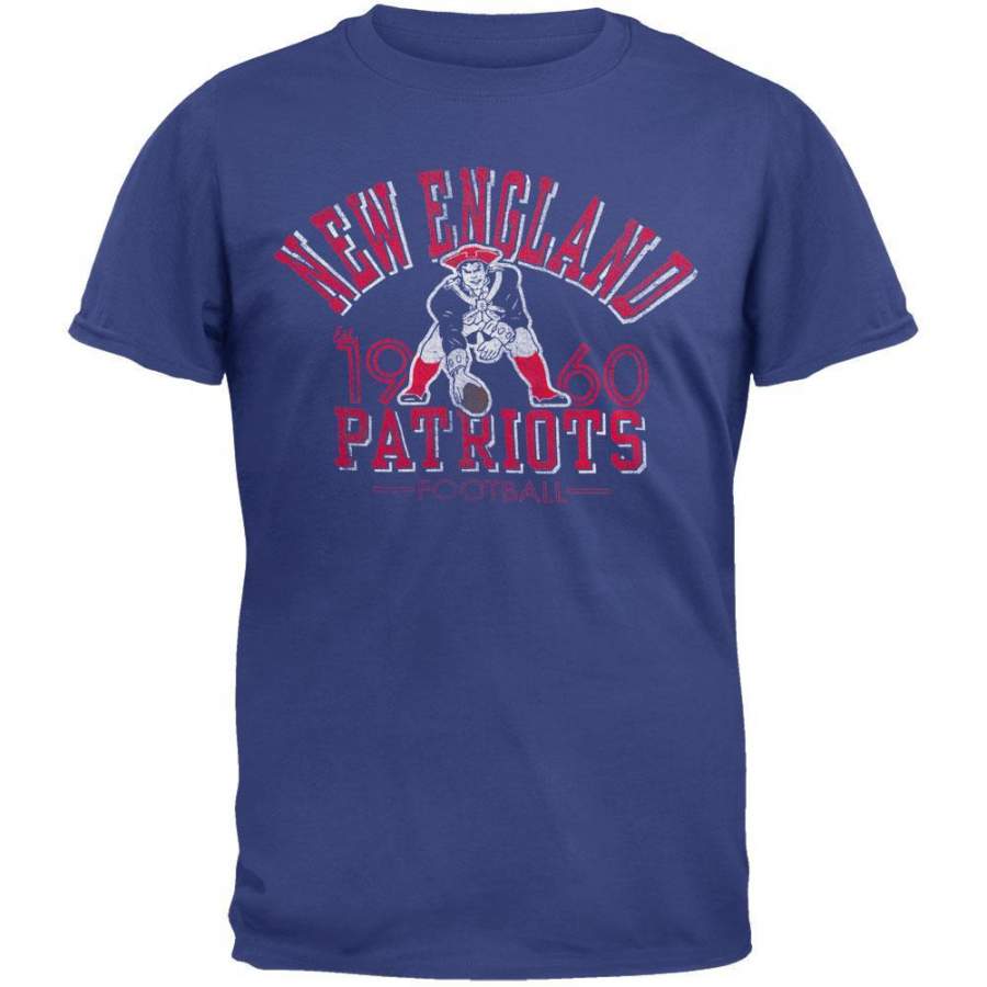 New England Patriots – Logo Fadeaway Premium T-Shirt