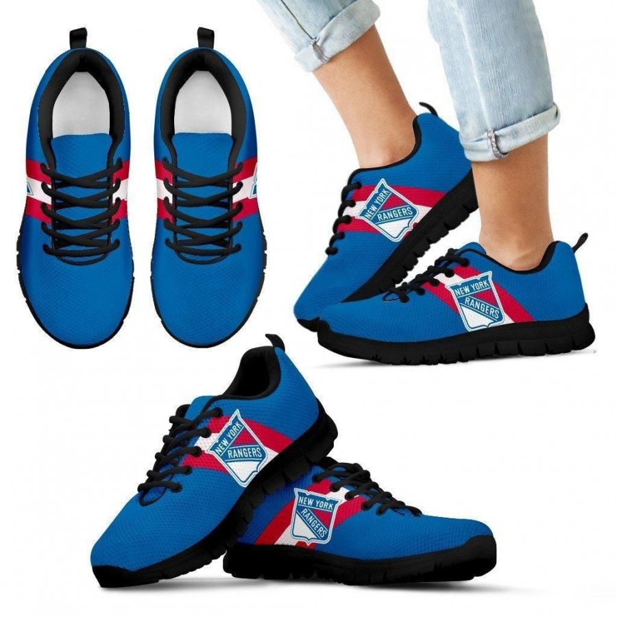 Three Colors Vertical New York Rangers Sneakers #281