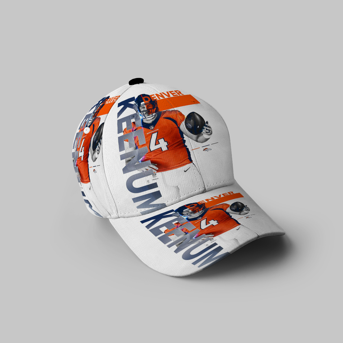 Denver Broncos Case Keenum1 3D Printing Baseball Cap Classic Hat