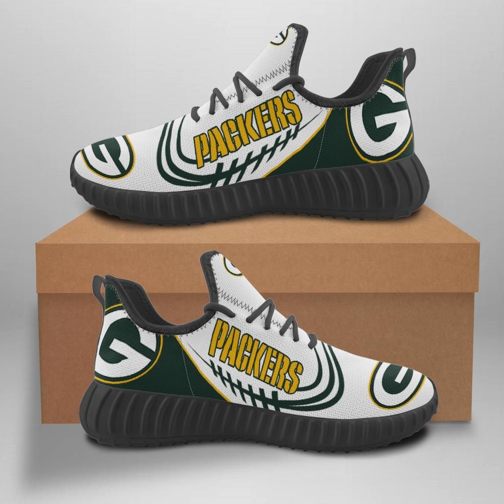 Green Bay Packers Custom Shoes Sport Sneakers Green Bay Packers Yeezy Boost