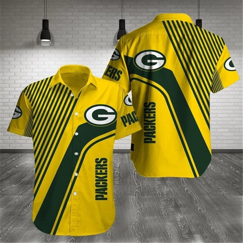 Green Bay Packers Hawaii Shirts Pattern Stripe Ha39904