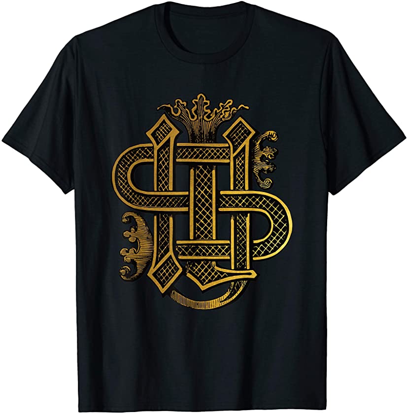 Christogram IHS Jesuits Jesus Christ Symbol T-Shirt – DRGGR