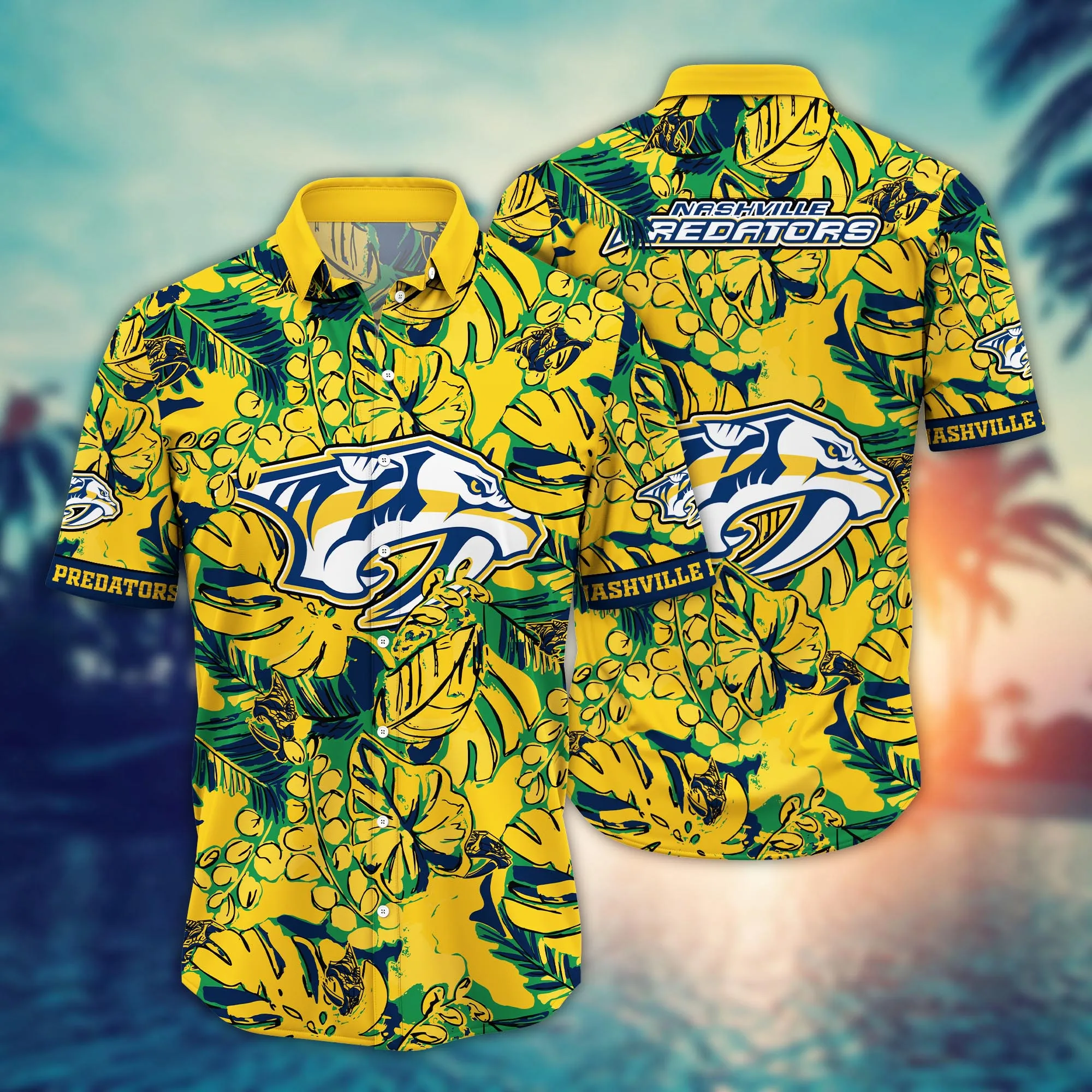 Nashville Predators Nhl Hawaiian Shirt Mosquito Bites Aloha Shirt