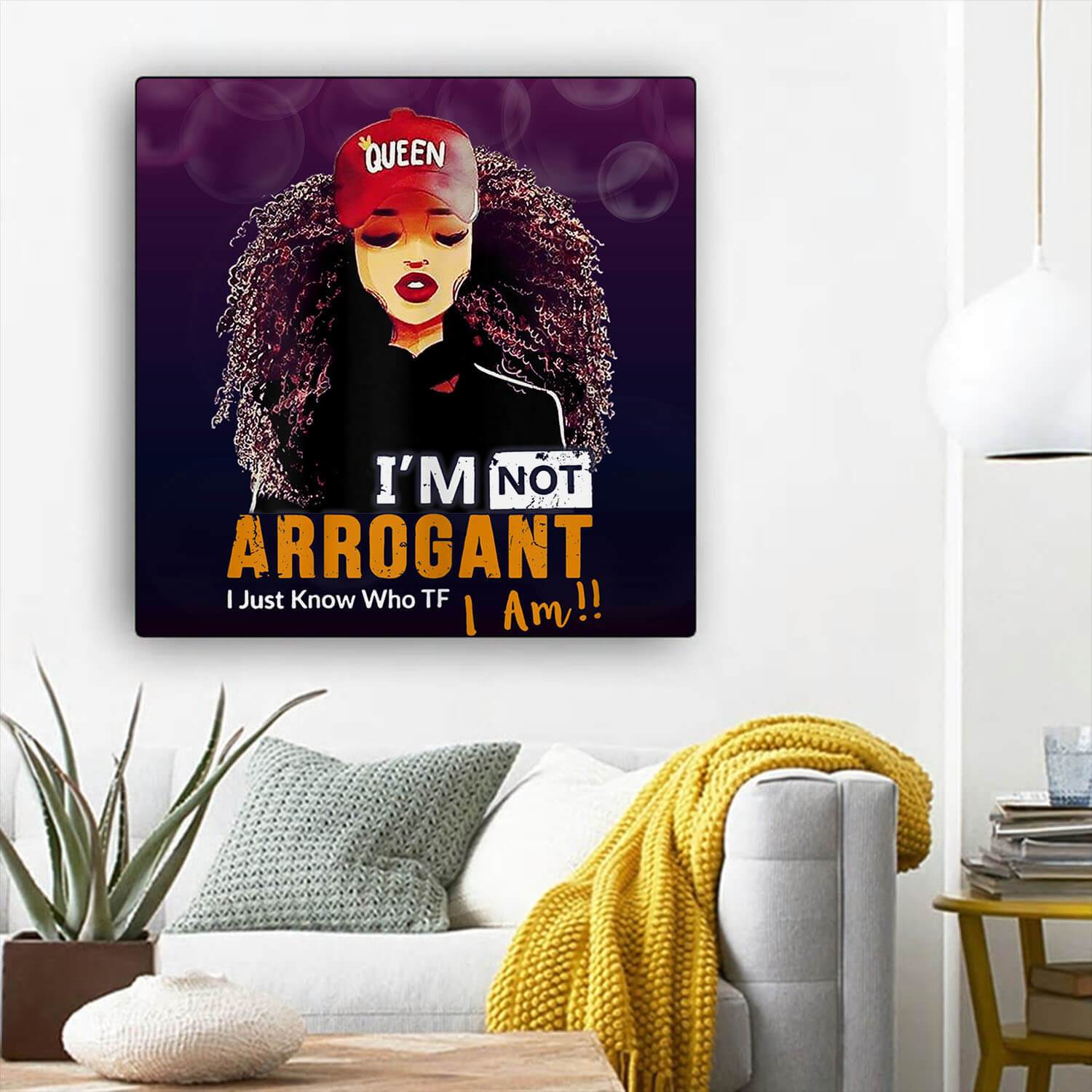 African American Canvas Art Cute African American Girl African American Wall Art And Decor Afrocentric Home Decor BPS68680