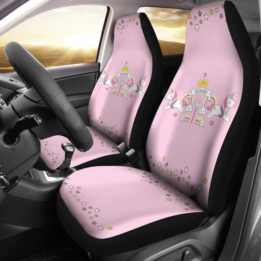 The World Of Unicorn Car Seat Covers