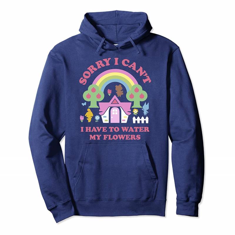 Animal Crossing Sorry I Can’t I Have To Water My Flowers Pullover Hoodie, T Shirt, Sweatshirt