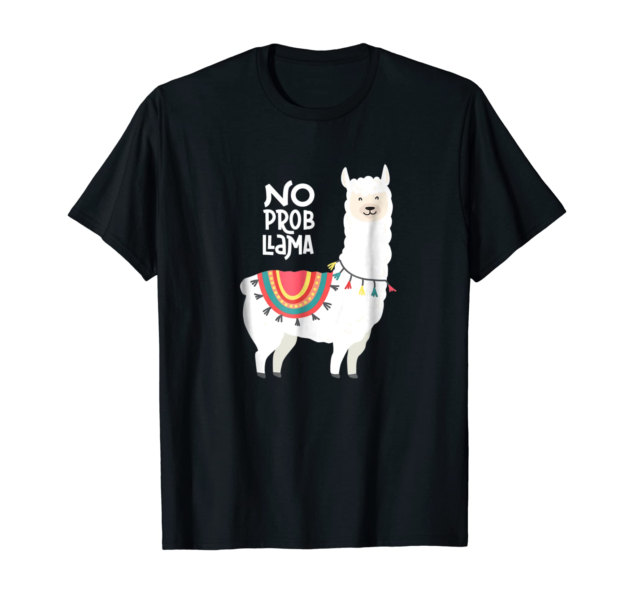 Cute “No Prob Llama” Llama Funny Tshirt