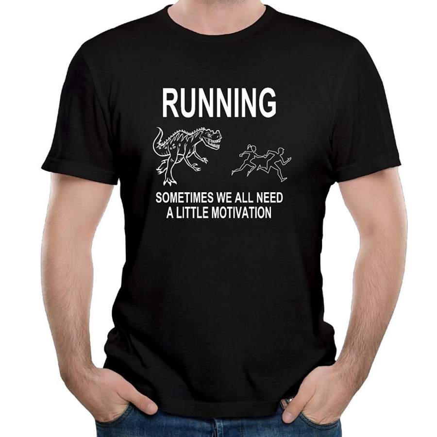 Running Motivation Raptor Utility T-Shirt Men’S Personalized Men Cotton T-Shirt