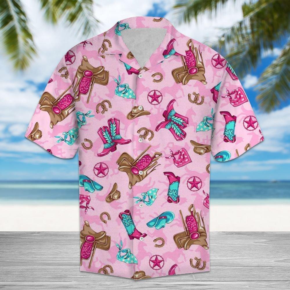 Aloha Shirt Mother’s day Father’s day unique gift ideas for mom & dad from daughter & son kids, meaningful birthday presents –  Cow Girl H29715 – Hawaiian Shirt