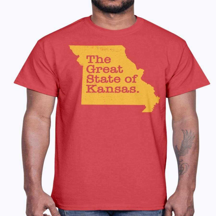 The Great State Of Kansas T-Shirt – Kansas City Chiefs