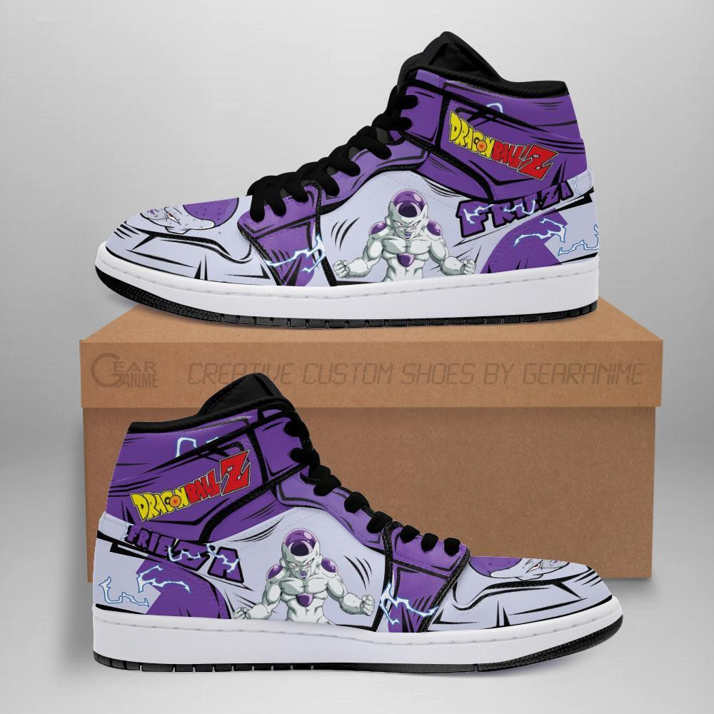 Dbz Frieza Sneakers Custom Anime Dragon Ball Shoes - Safecheckoutnow Fashion