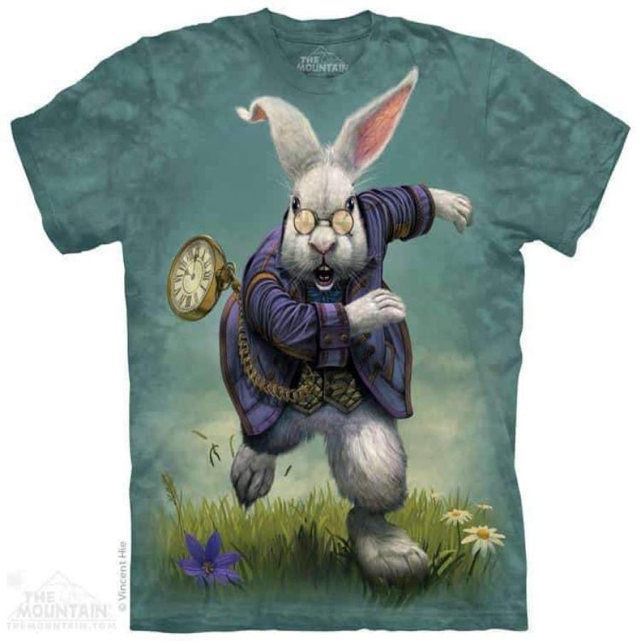 White Rabbit Adult T-Shirt