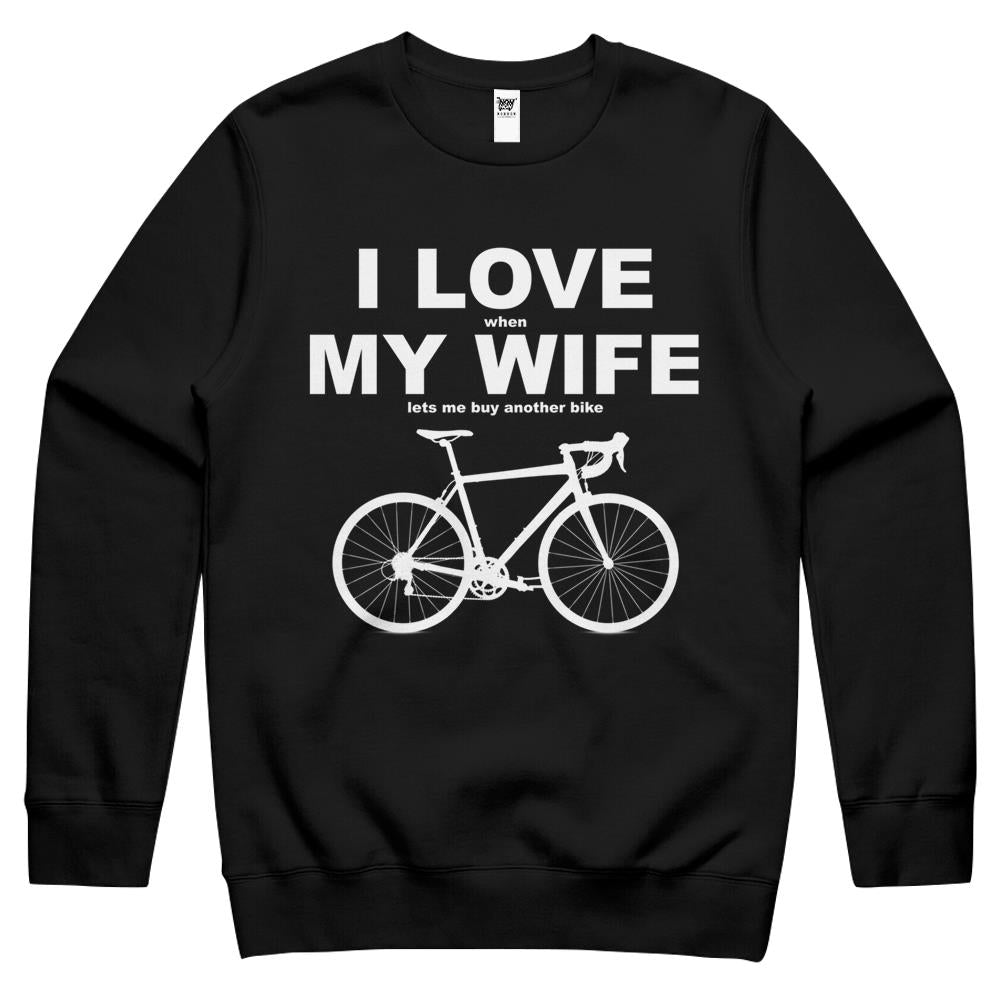 I Love My Wife Crewneck Sweatshirt