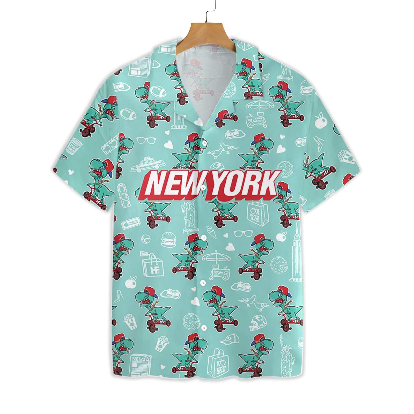 New York Dinosaur 2710 Hawaii Shirt Ha2865