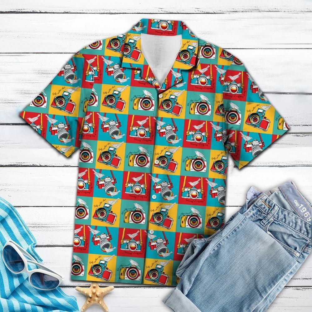 Aloha Shirt Camera Bird Ty2007  Hawaiian Shirt