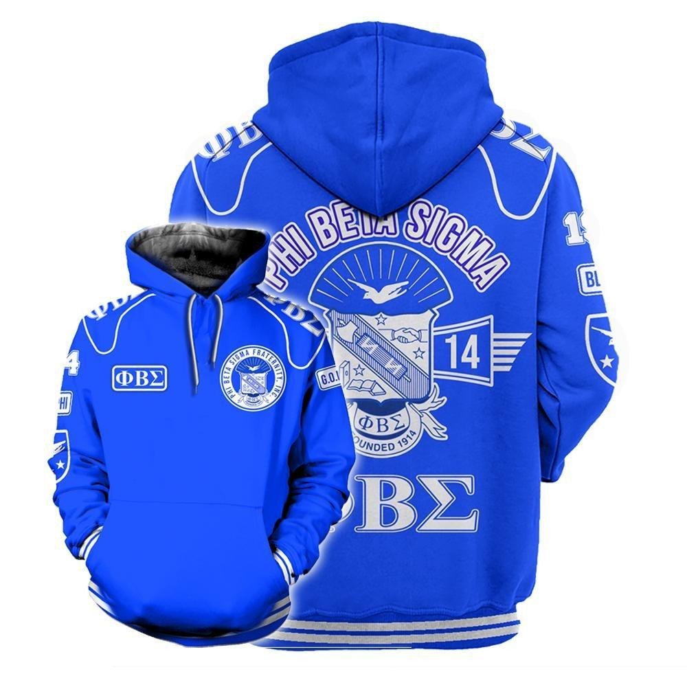 Fraternity Hoodie – Blue Phi Dove Phi Beta Sigma Hoodie