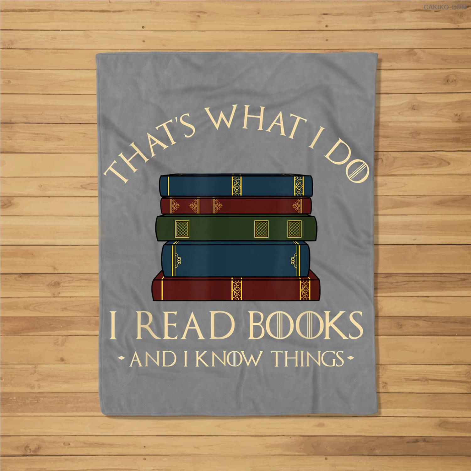That’S What I Do I Read Books And I Know Things – Reading Fleece Blanket