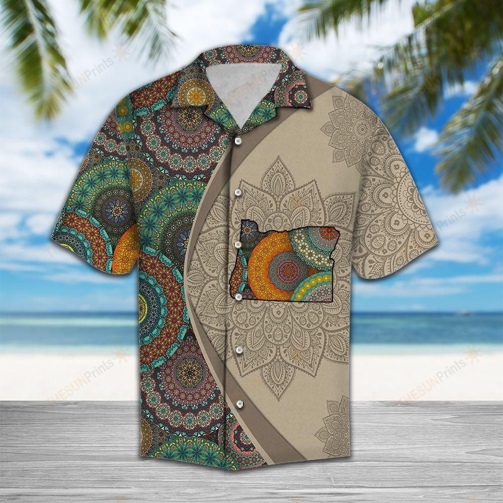 Oregon Mandala Hawaiian Shirt Ha34663