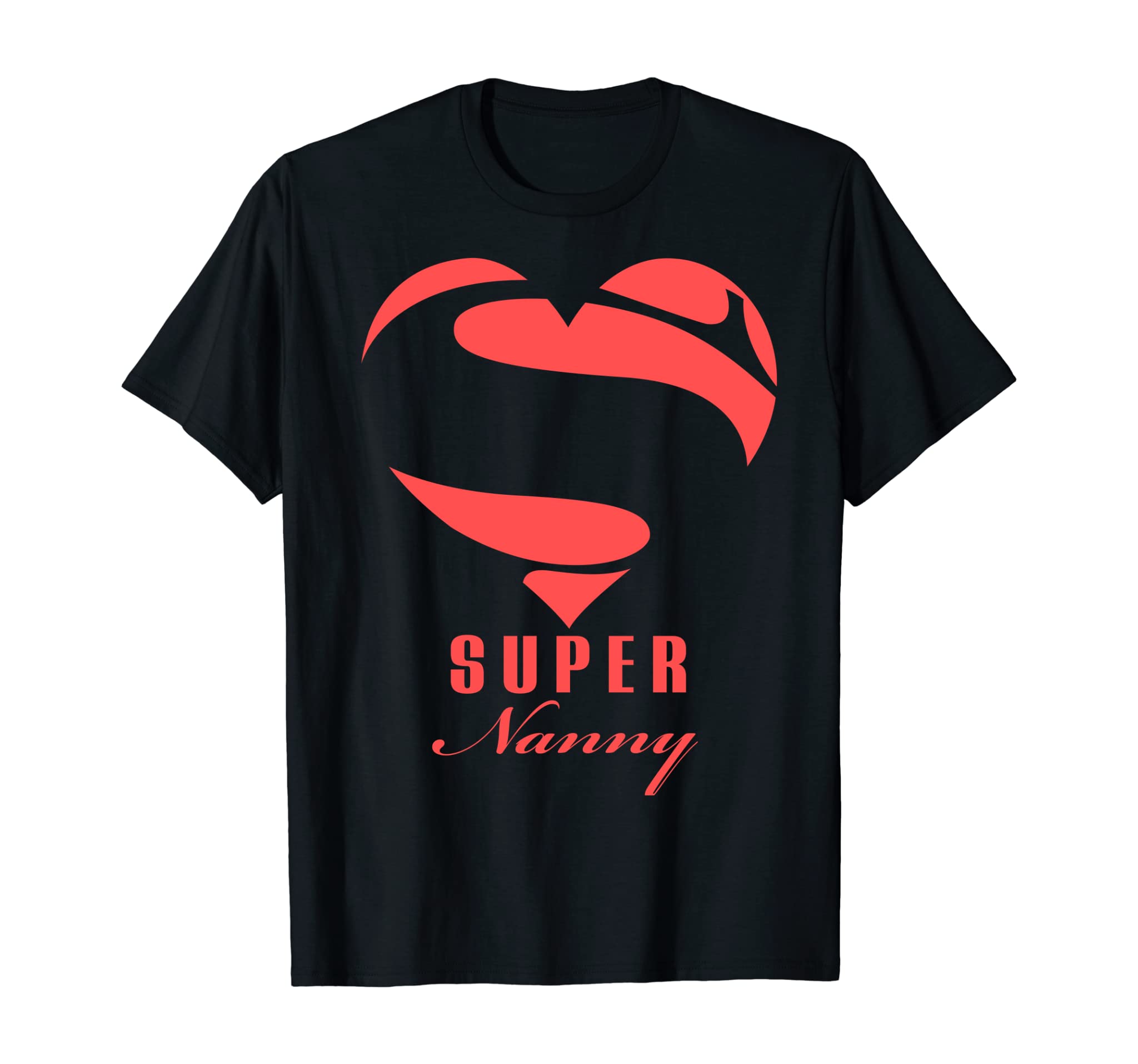 Super Nanny Superhero Nanny T Shirt Gift Mother Father Day