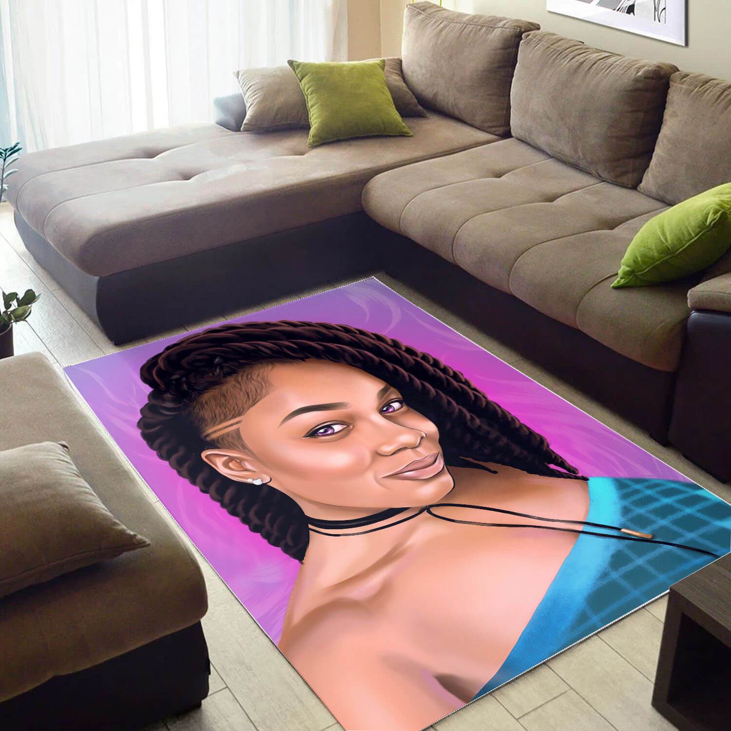 African American Area Rugs Pretty Afrocentric Lady African Print Carpet African Themed Rooms Ideas BPS36082