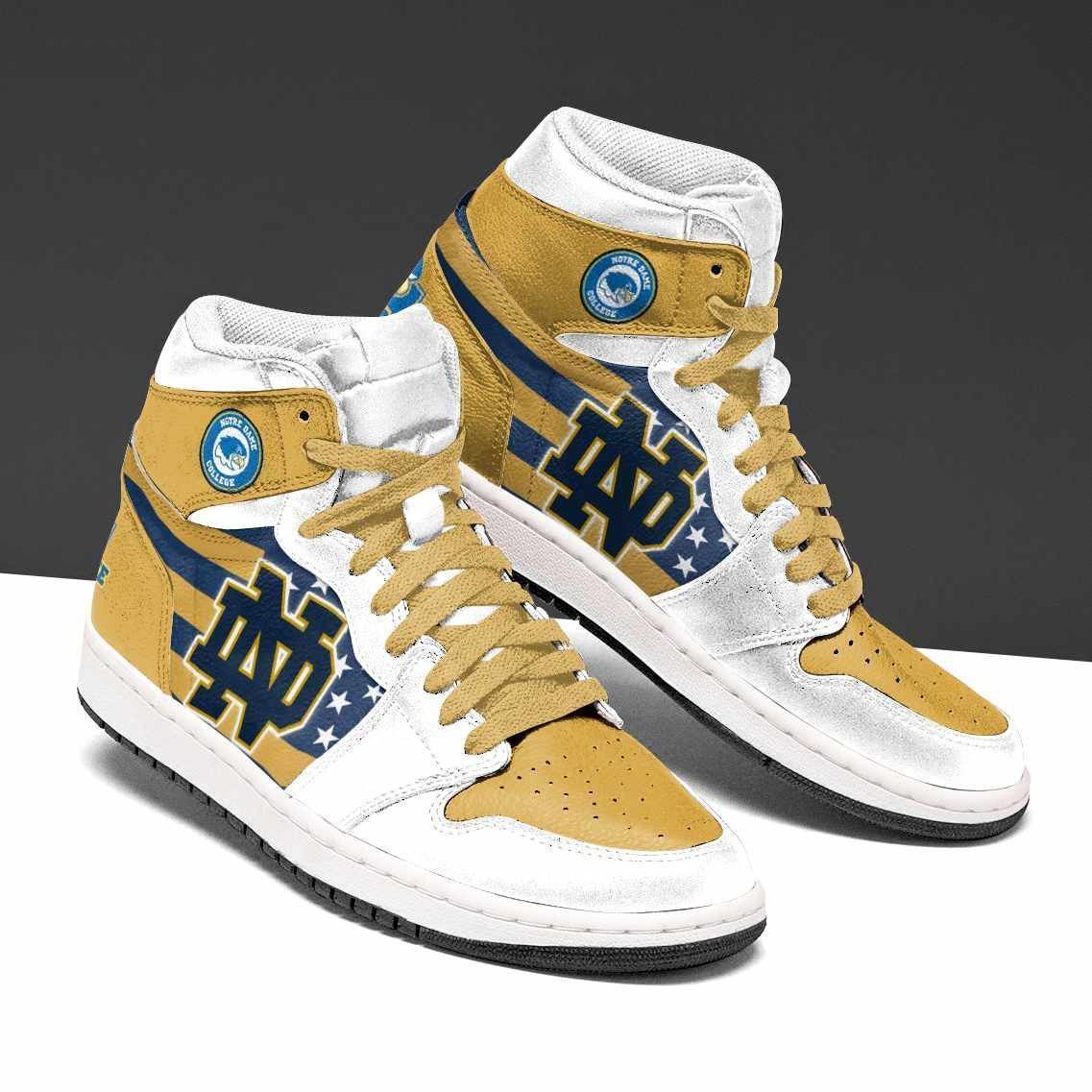 Notre Dame Fighting Irish Football Air Jordan Shoes Sport Sneakers