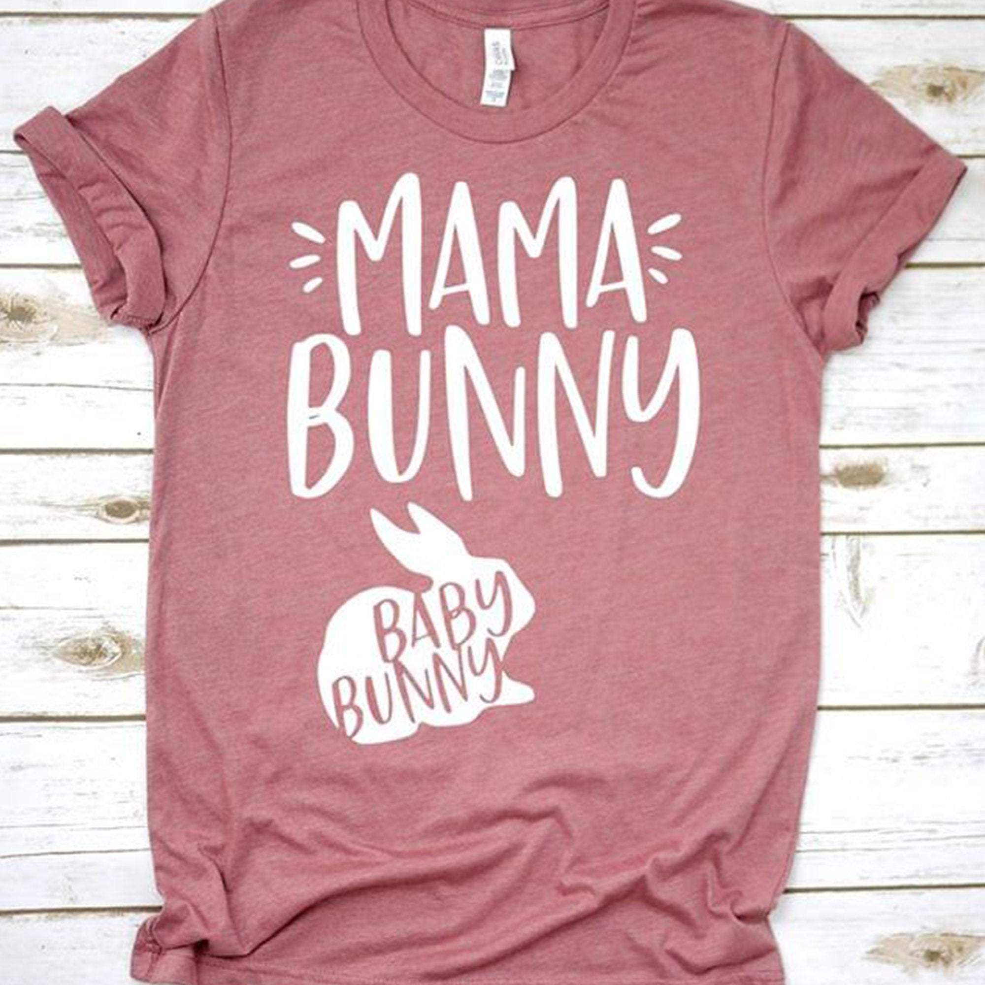 Mama Bunny, Mama Bunny Shirt, Mama Bunny Baby Bunny, Pregnancy Shirt, Easter Expecting Mom Top, Easter Mom Shirt, Mama Bunny T-Shirt, Mama