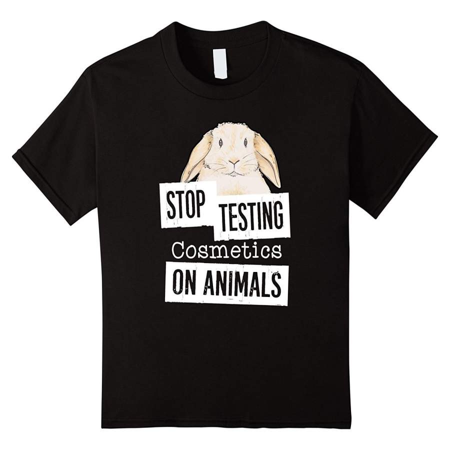 Stop Testing Cosmetics On Animals Men T-Shirt For Men Women Kids