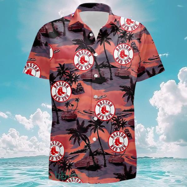 Tommy Bahama Red Sox Hawaiian Shirt