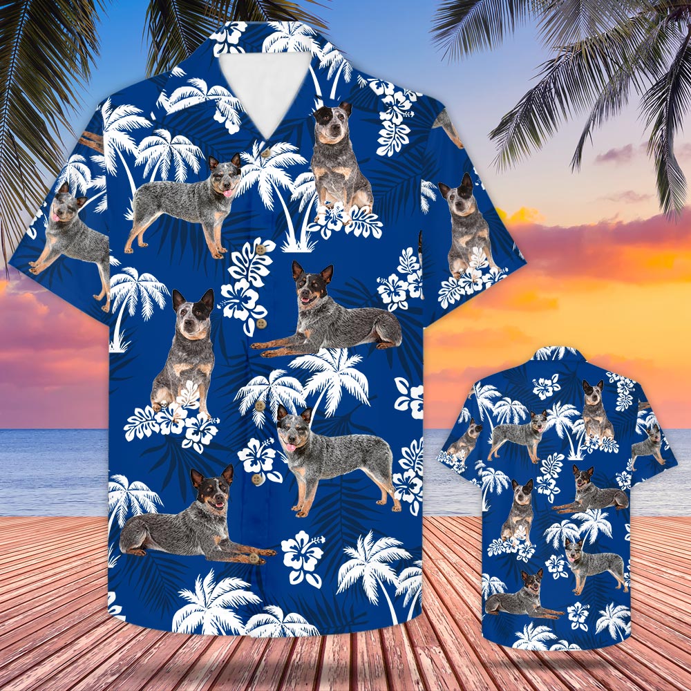 Australian Cattle Hawaiian Shirt For Dog Lovers Do99