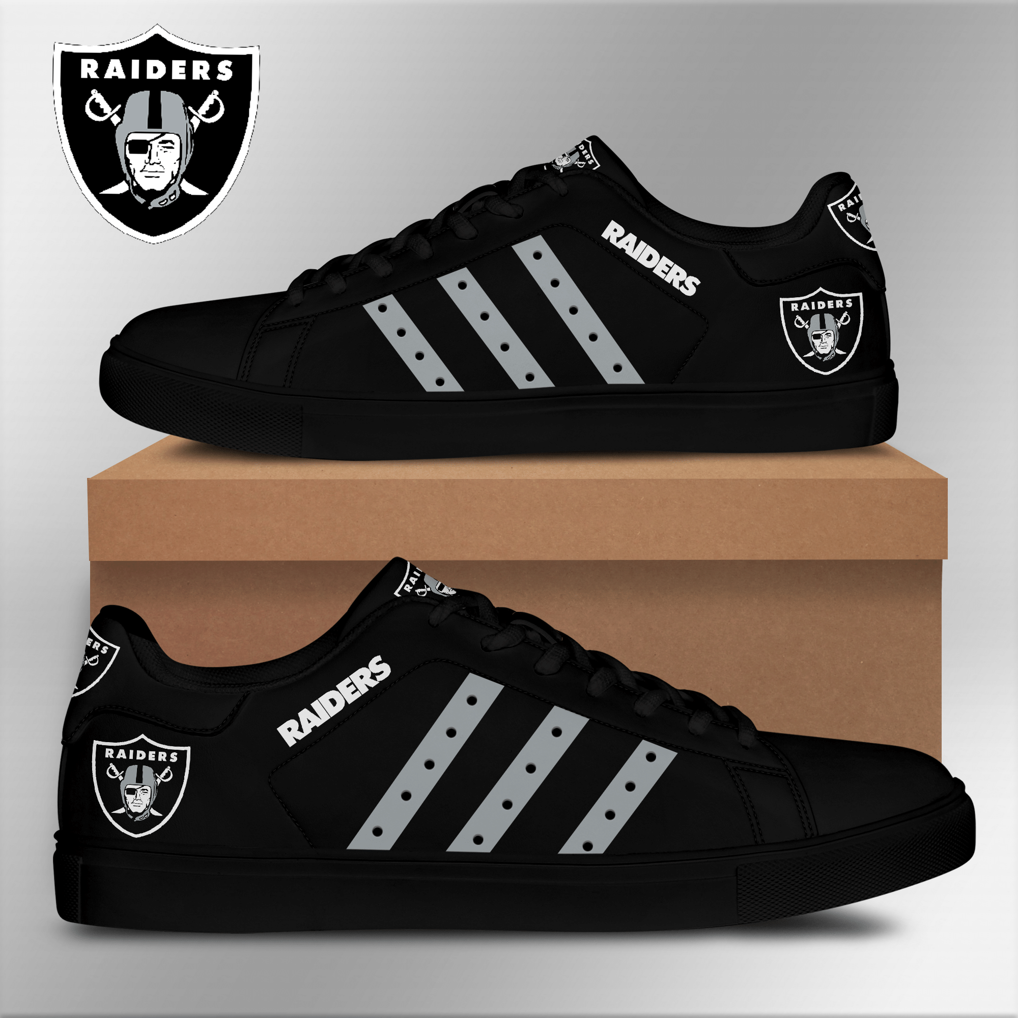 Raiders Low Top Shoes V1