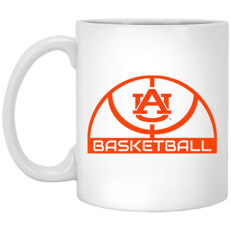 Auburn Tigers Elite Basketball Mug 11 oz. White Mug