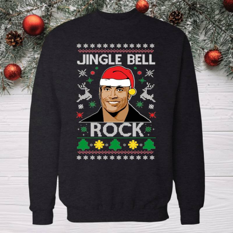 The Rock Ugly Christmas Crew Neck Sweater