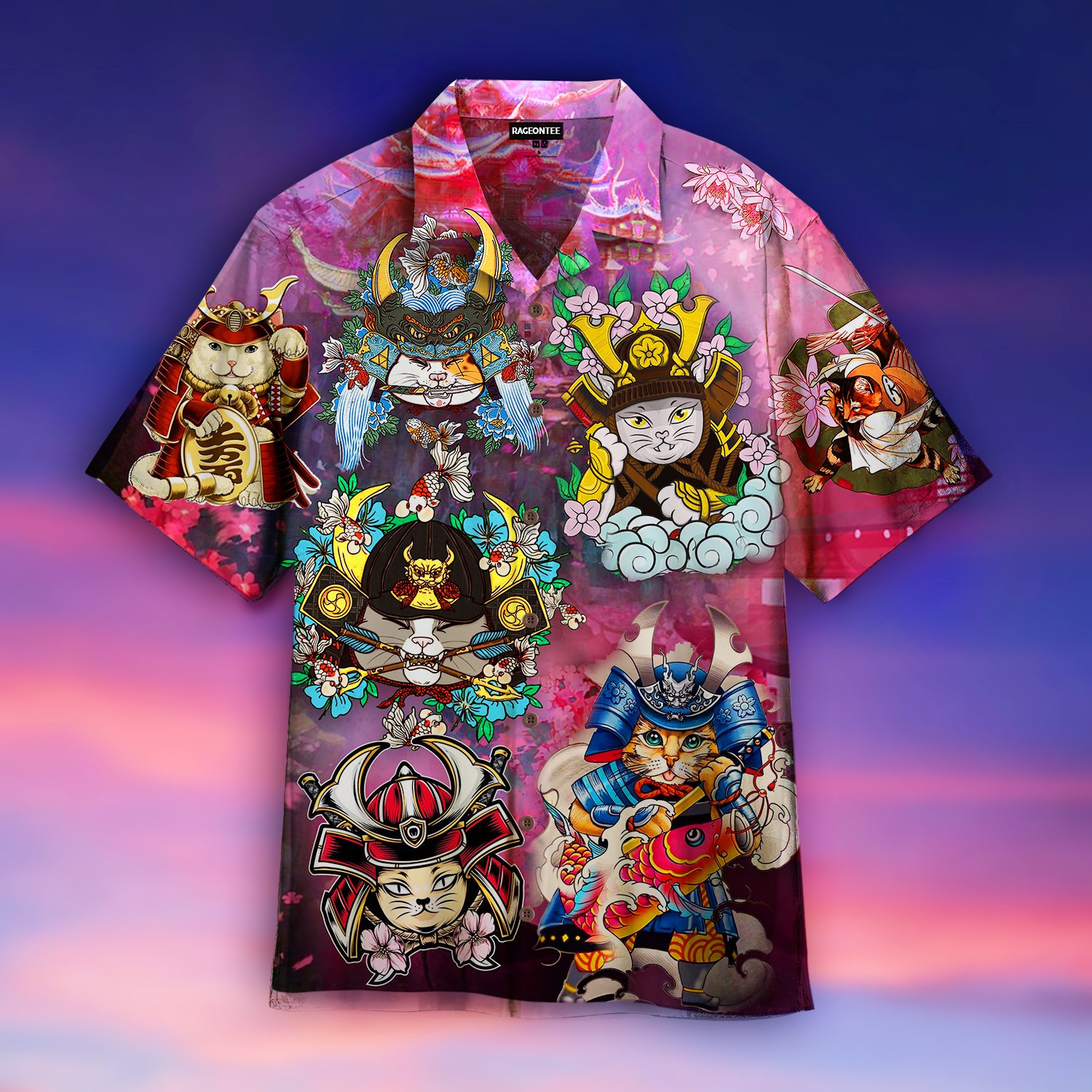 I Will Become A Samurai Cats Hawaii Shirt Unisex Adult Ha53593