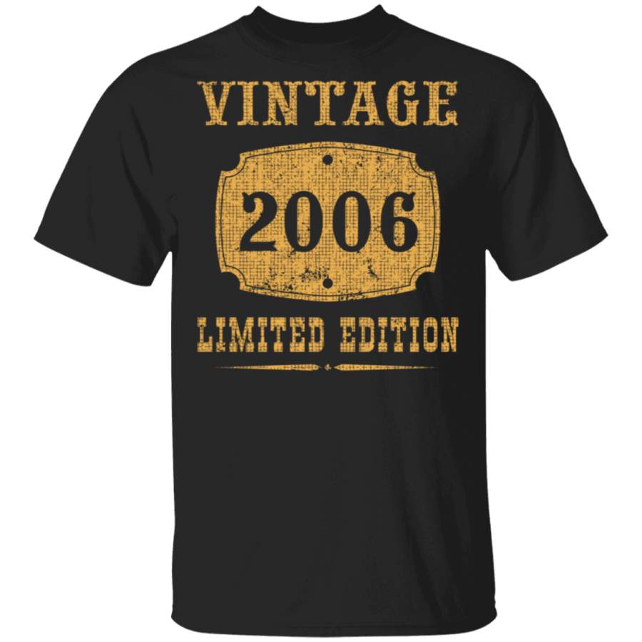 Vintage 2006 13 Years Old 13th B day Birthday Gifts Age 13 T Shirt G500 Gildan 5.3 oz. T-Shirt