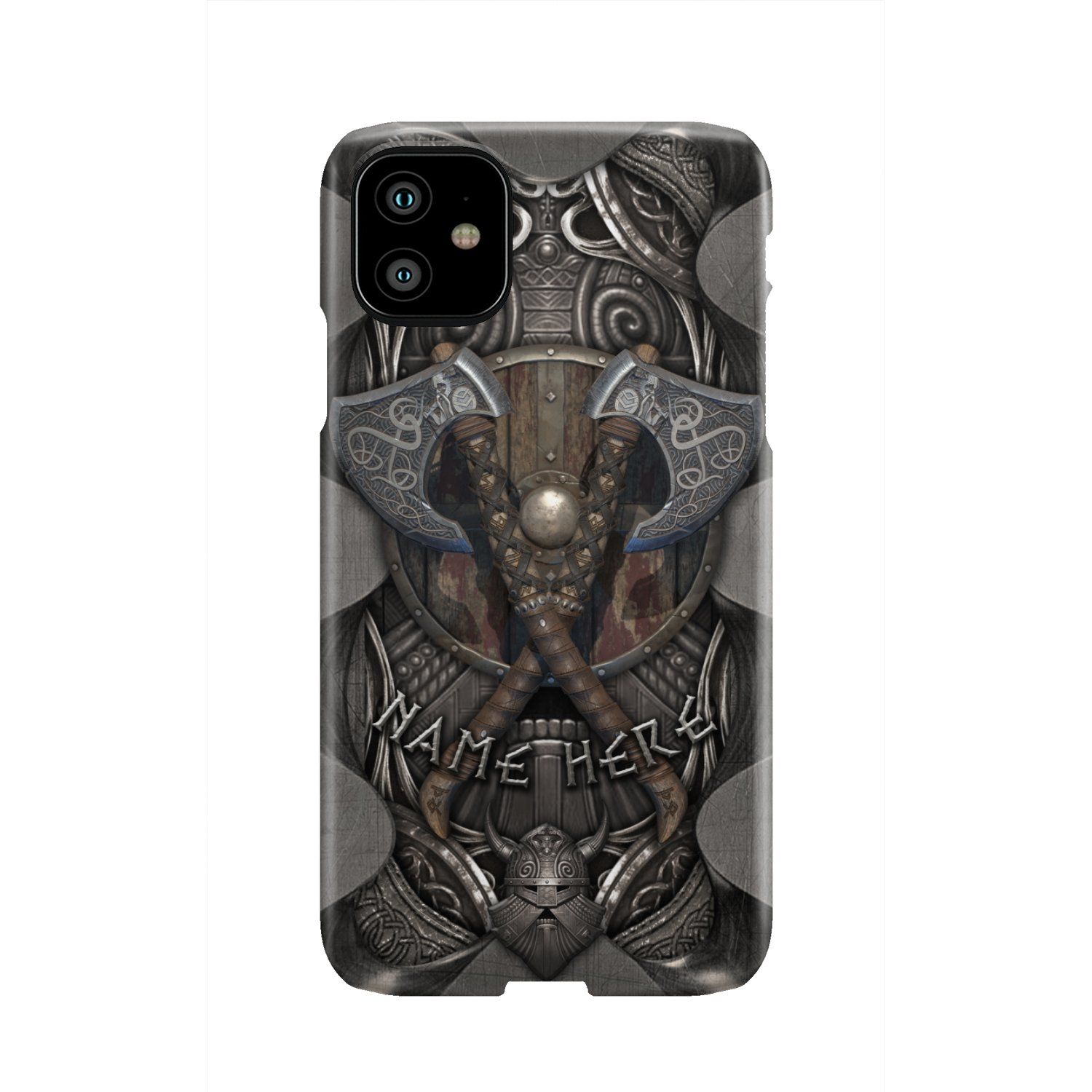 Axes Viking Custom Name Phone Case