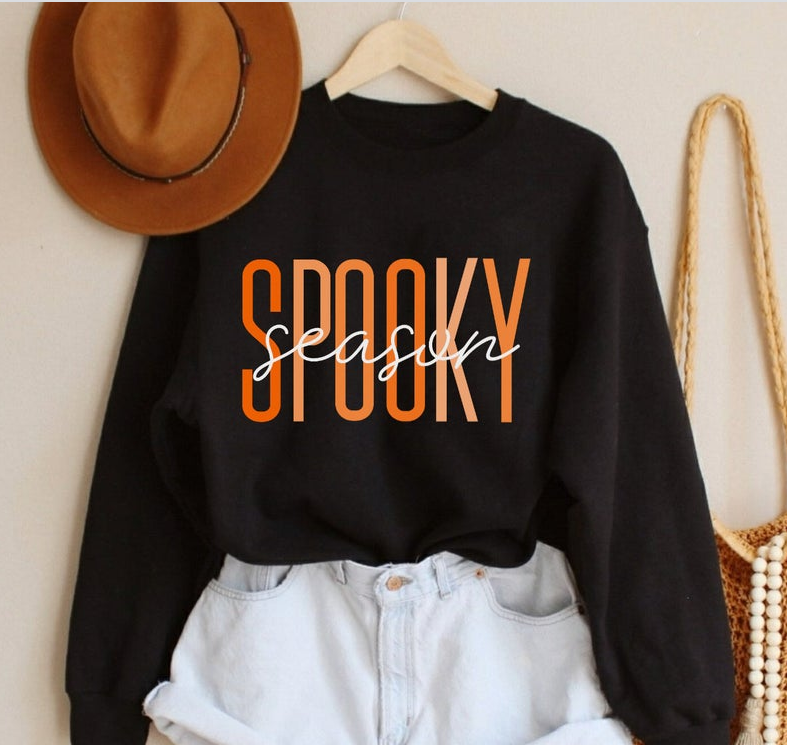 Spooky Season Sweatshirt, Fall Sweatshirt, Halloween Shirt, Fall Shirt, Halloween Hoodie, Ghost, Boo, Halloween Sweatshirt, Fall Sweater