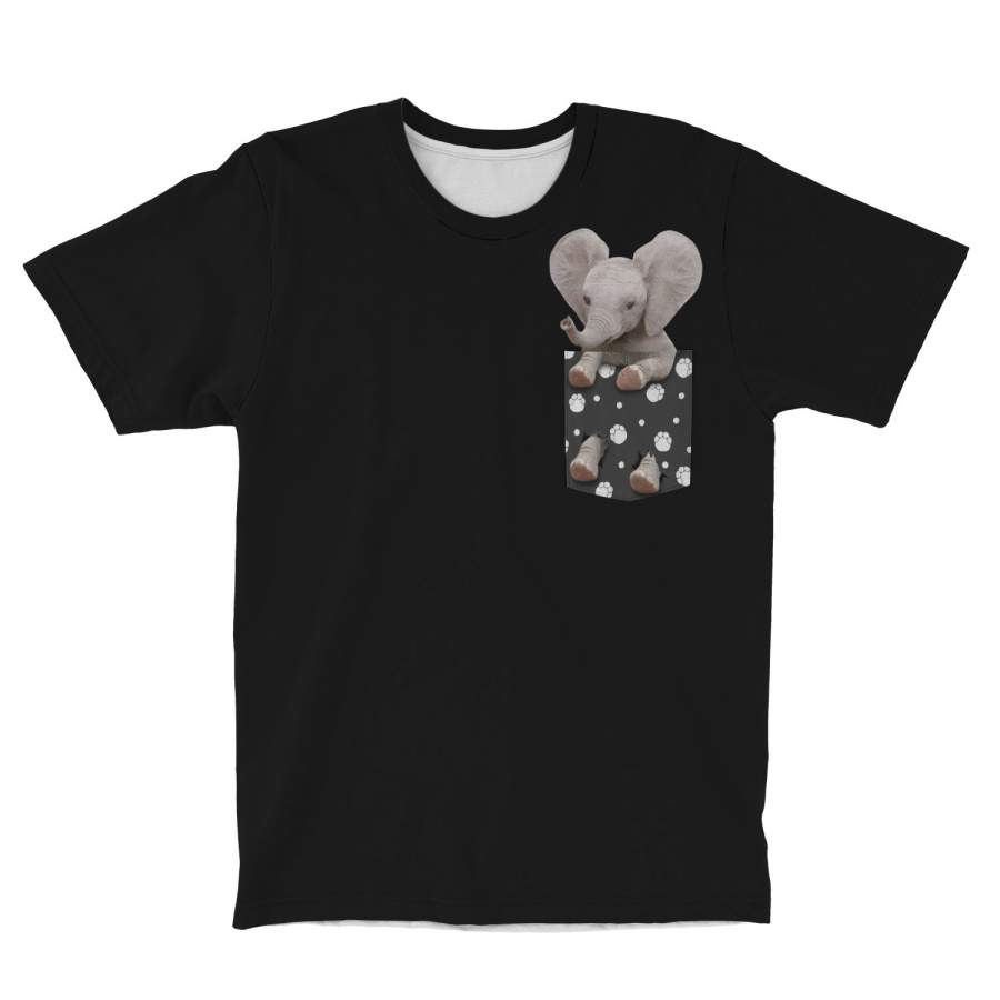 Baby Elephant Cute Pocket – Allover Print Pocket shirt