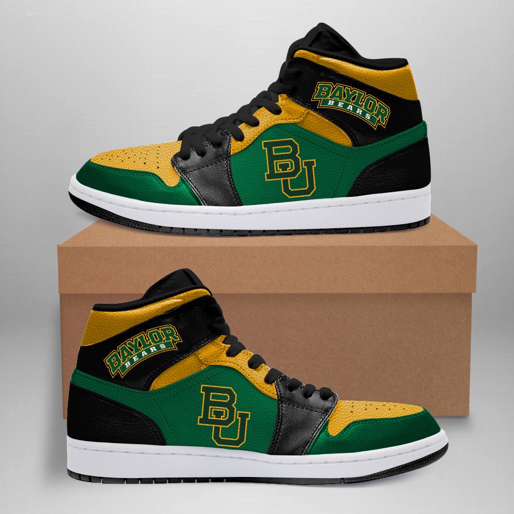 Baylor Bears Black Air Jordan Sneakers Shoes