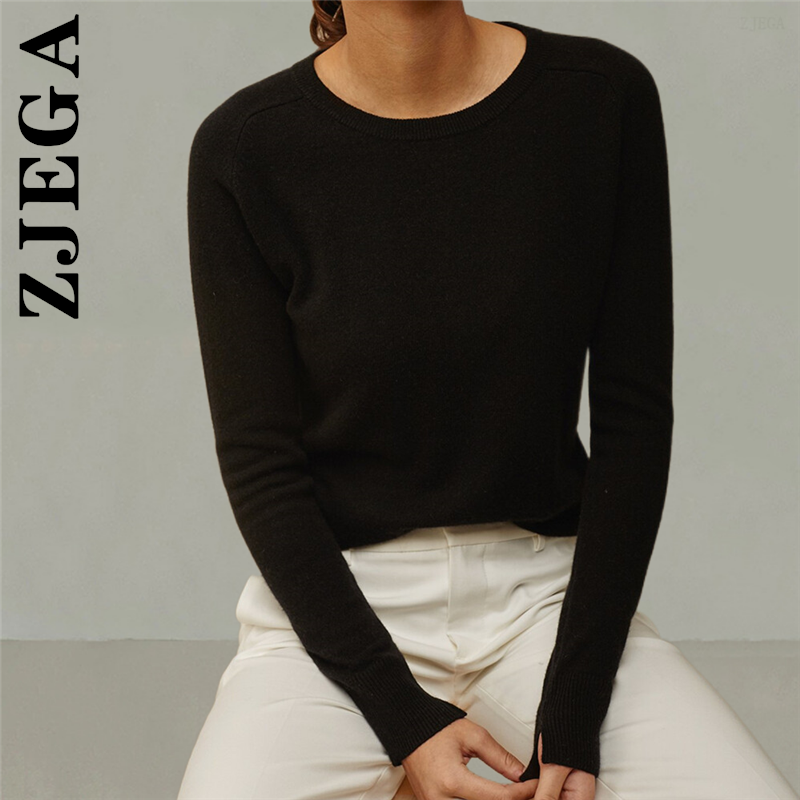 Zjega Women Sweater Turtleneck Knitted New Sexy Pullovers Knit Sweater All-Match Soft Women Sweaters Long Sleeve Basic Tops alx