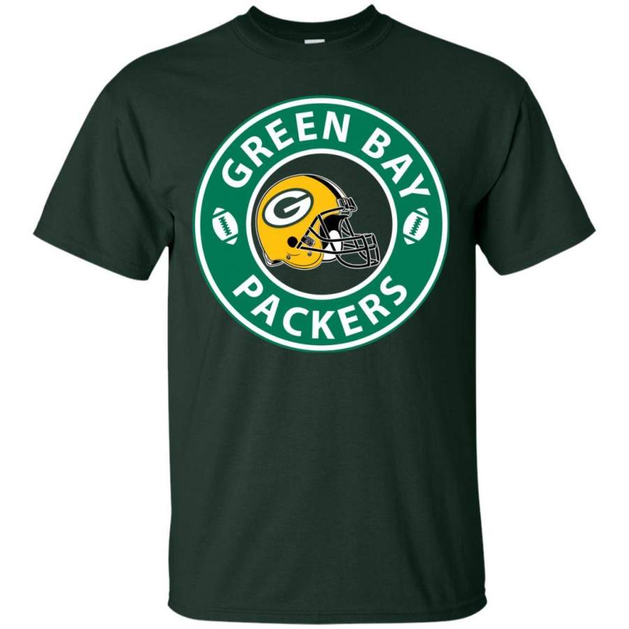 Starbucks Coffee Green Bay Packers T Shirts