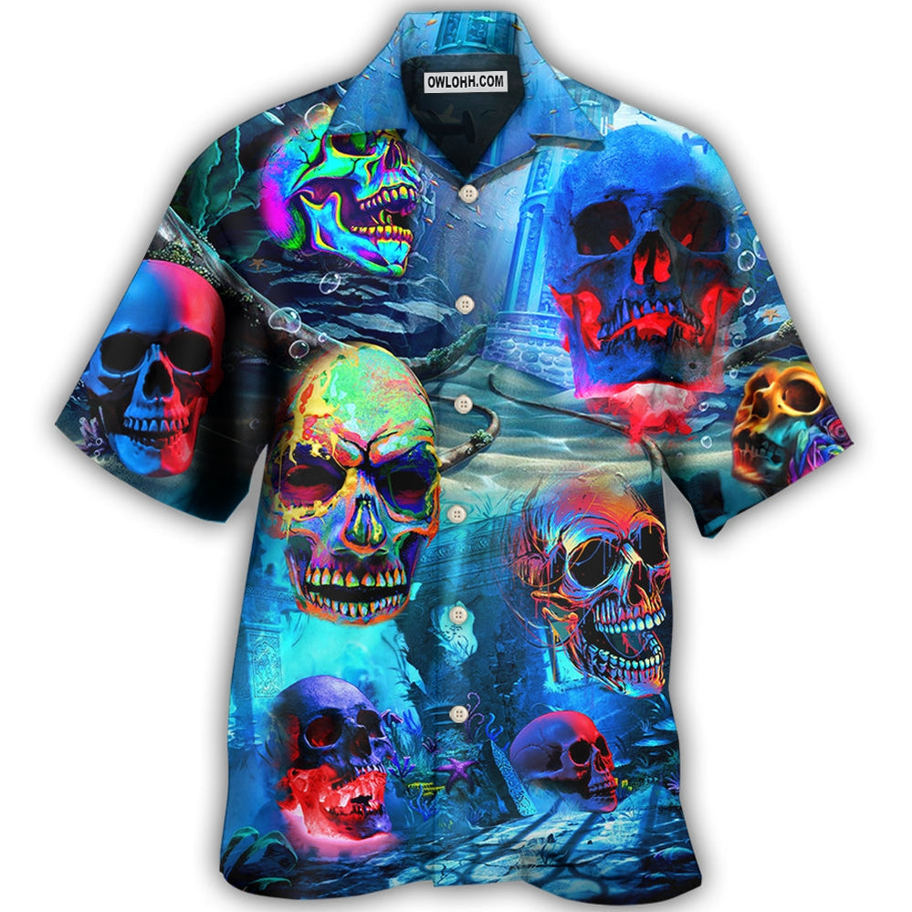 Skull Style Deep In The Ocean Hawaii Shirt Ha56682