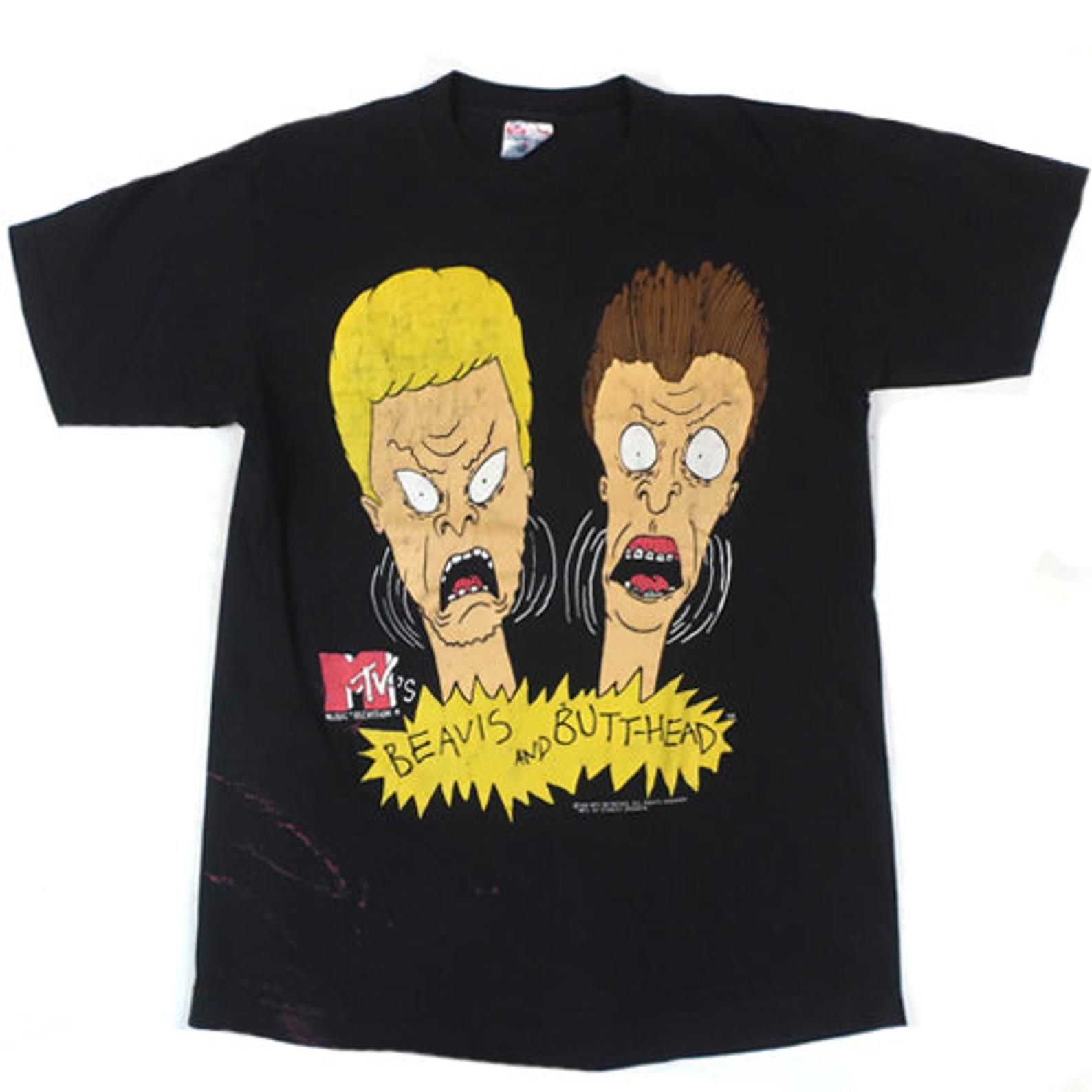 Vintage Beavis Butt-Head T-Shirt Mtv 1993
