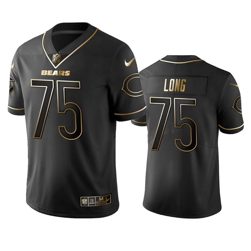 Chicago Bears Kyle Long Black Golden Edition 2019 Vapor Untouchable Limited Jersey – Mens