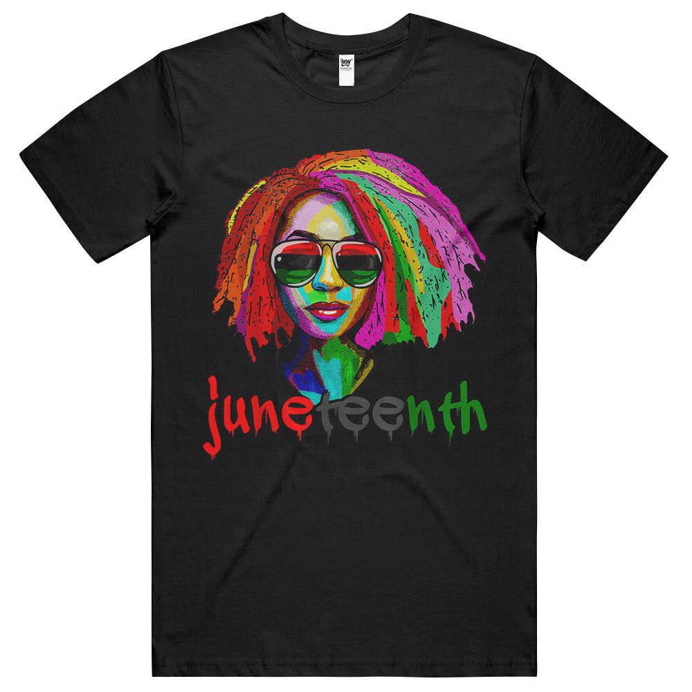 Juneteenth Shirt, Juneteenth T Shirts, Juneteenth Tee Shirts, Black Queen Afro Unapologetically Dope – Melanin Girl Art T Shirts