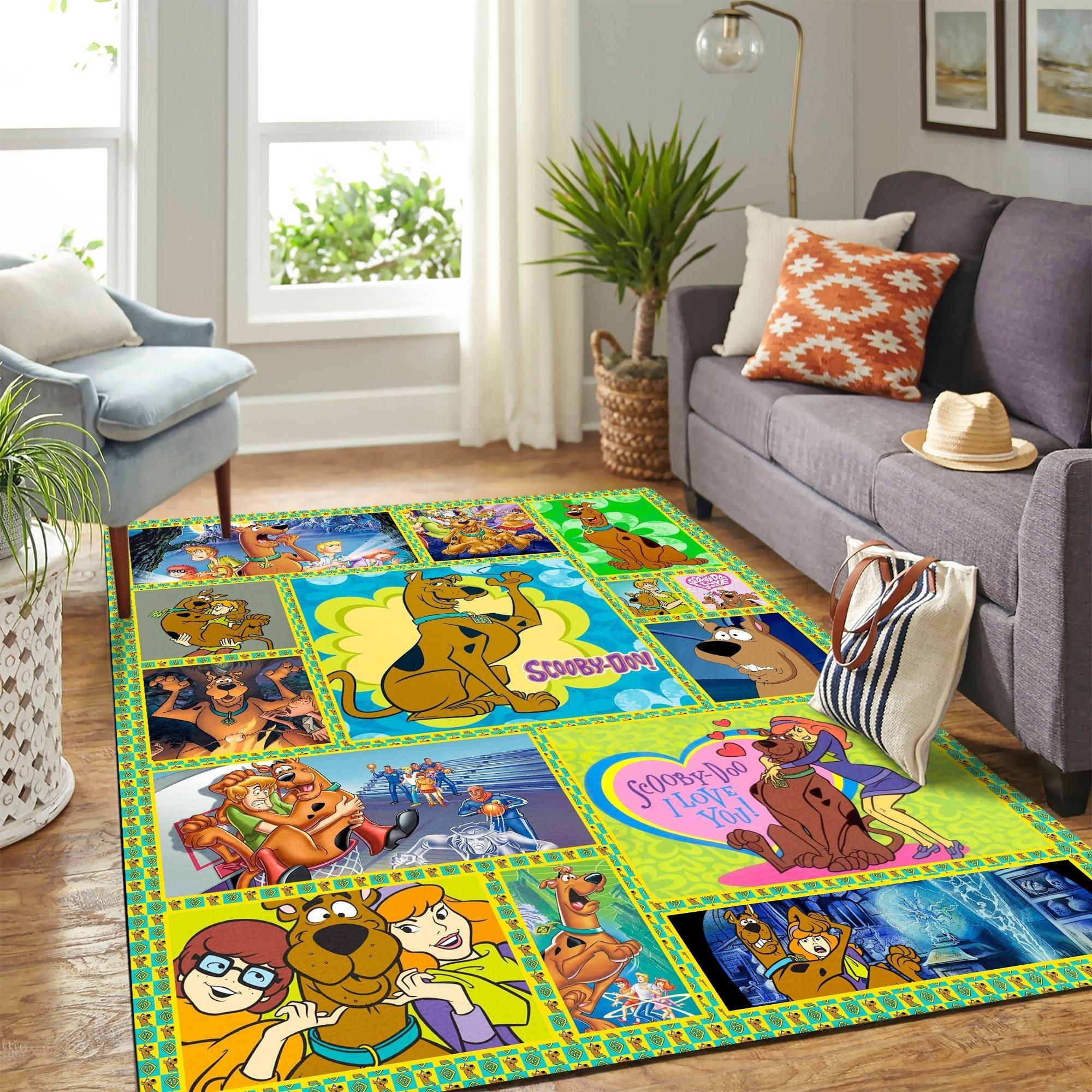 Schooby Doo Cute Area Rug Geeky Carpet – Home Decor – Bedroom Living Room Décor