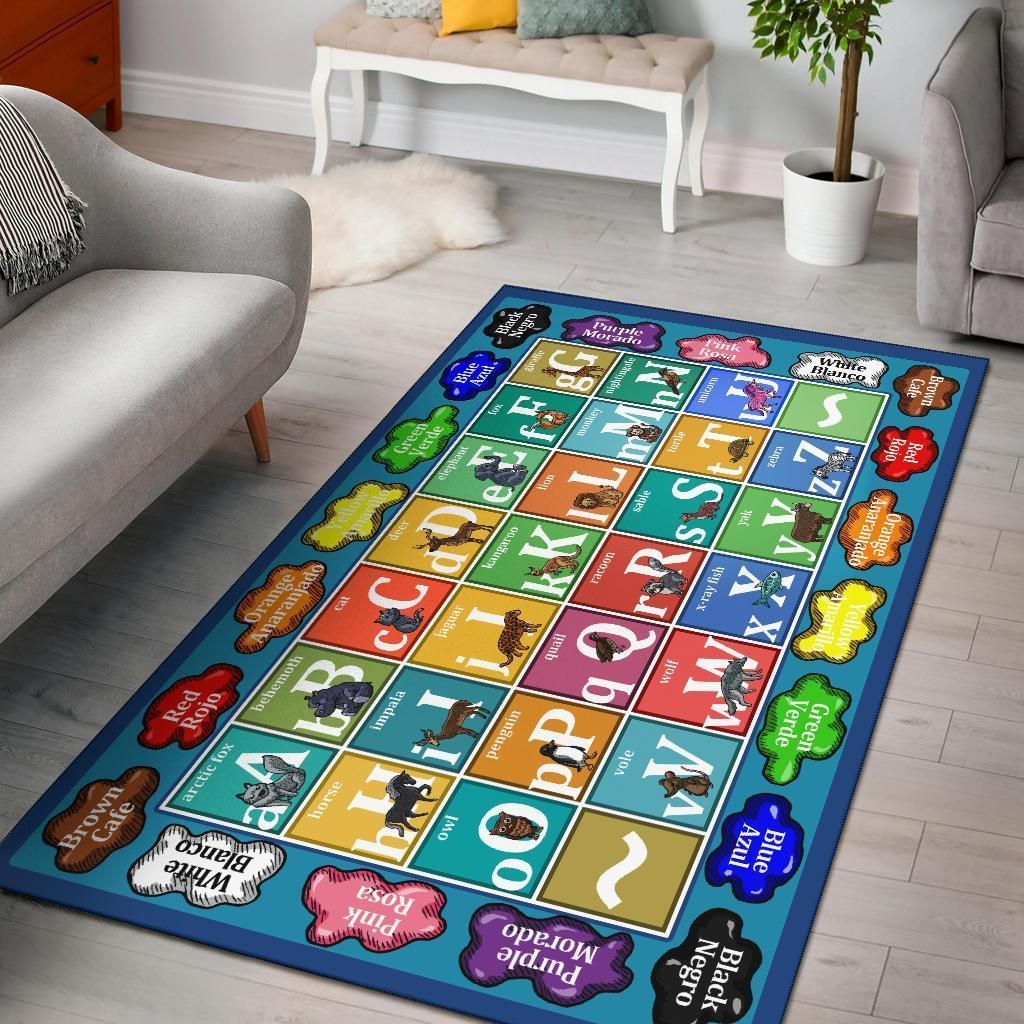 Abc Alphabet Animal CL07110003MDR Rug