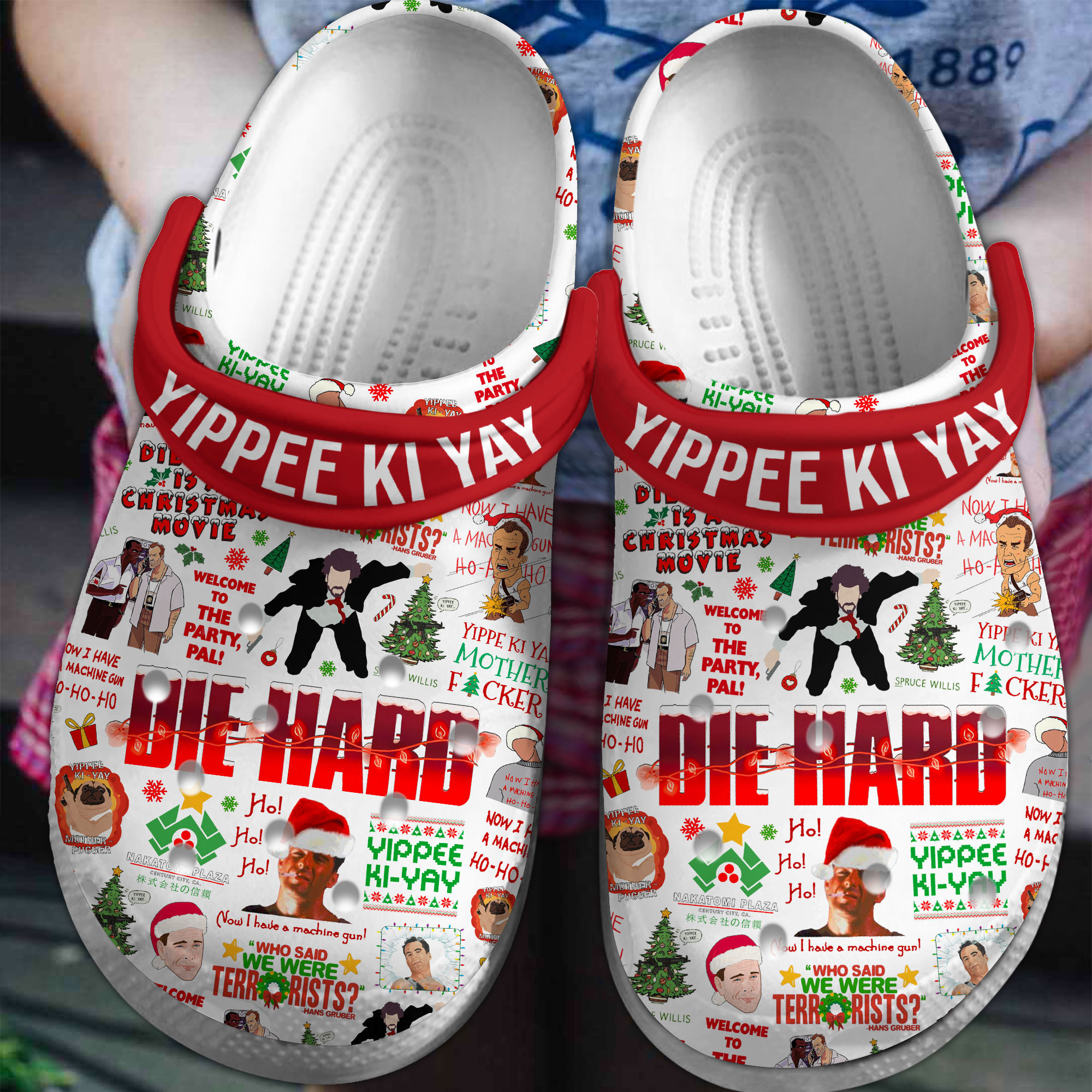 Die Hard (Movie) Crocss Clogs For Men Women And Kid V9V6L7C8