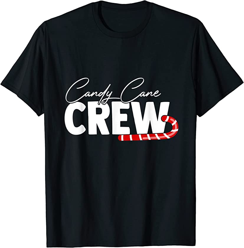 Candy Cane Crew, Sugar Walking Stick Sweets Cookies T-Shirt